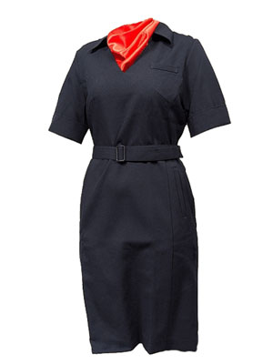 Платье Полиция с коротким рукавом + платок MAGELLAN